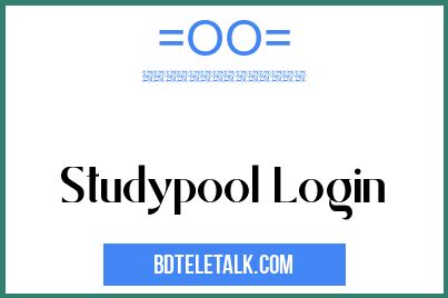 studypool login|studypool website.